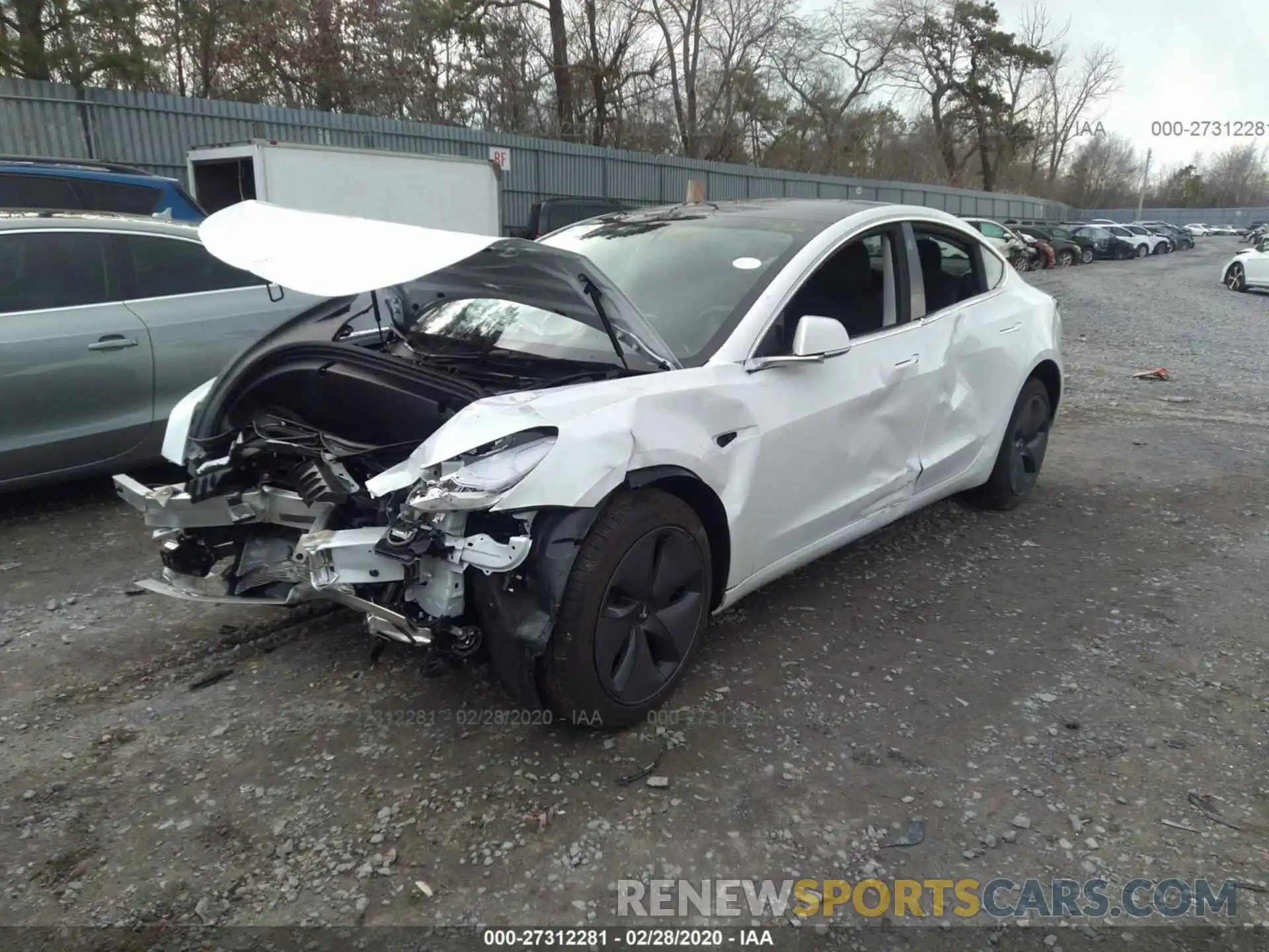 6 Photograph of a damaged car 5YJ3E1EA4LF612391 TESLA MODEL 3 2020