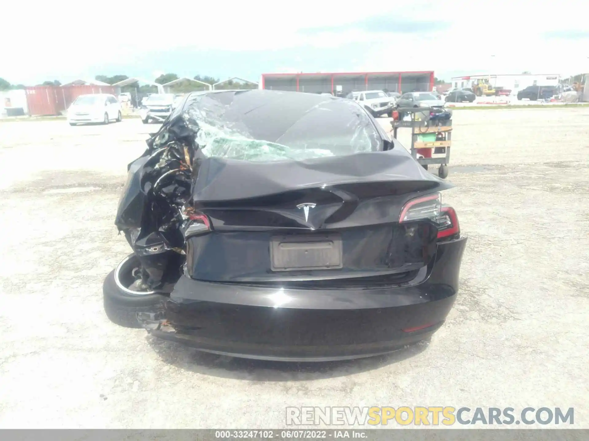 6 Photograph of a damaged car 5YJ3E1EA4LF634827 TESLA MODEL 3 2020