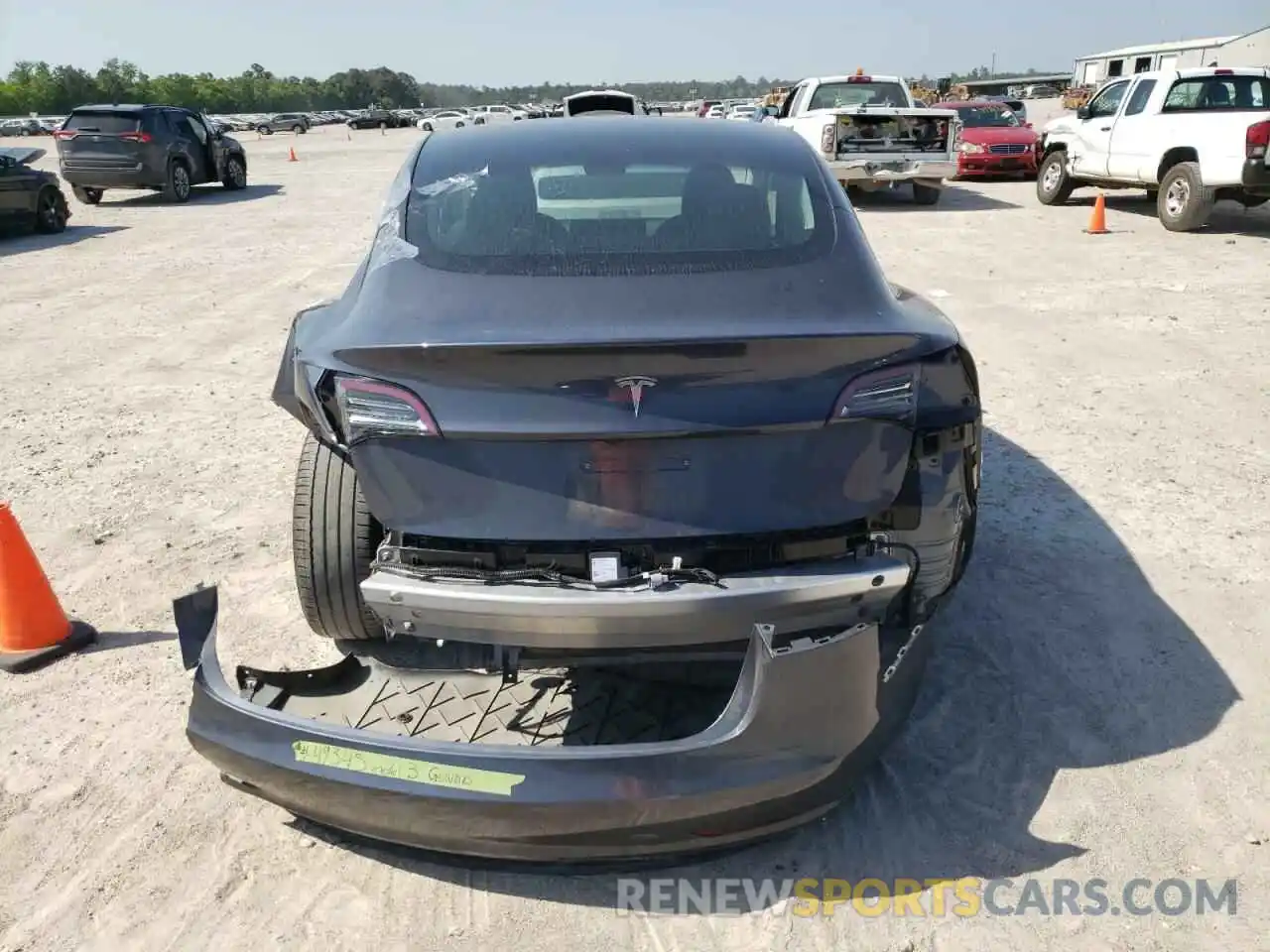 9 Photograph of a damaged car 5YJ3E1EA4LF644368 TESLA MODEL 3 2020