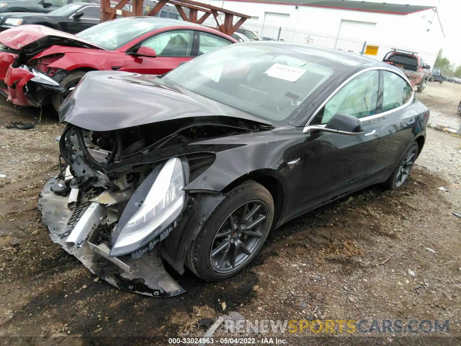 2 Photograph of a damaged car 5YJ3E1EA4LF657508 TESLA MODEL 3 2020