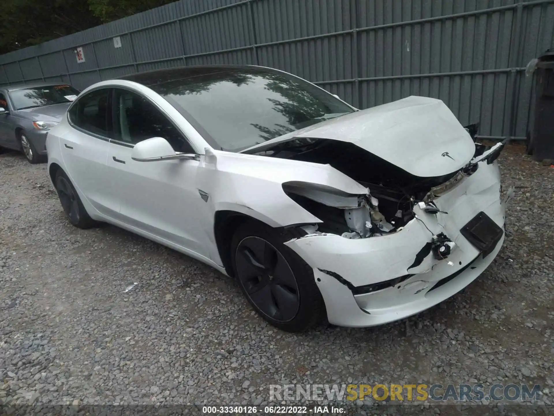 1 Photograph of a damaged car 5YJ3E1EA4LF659520 TESLA MODEL 3 2020