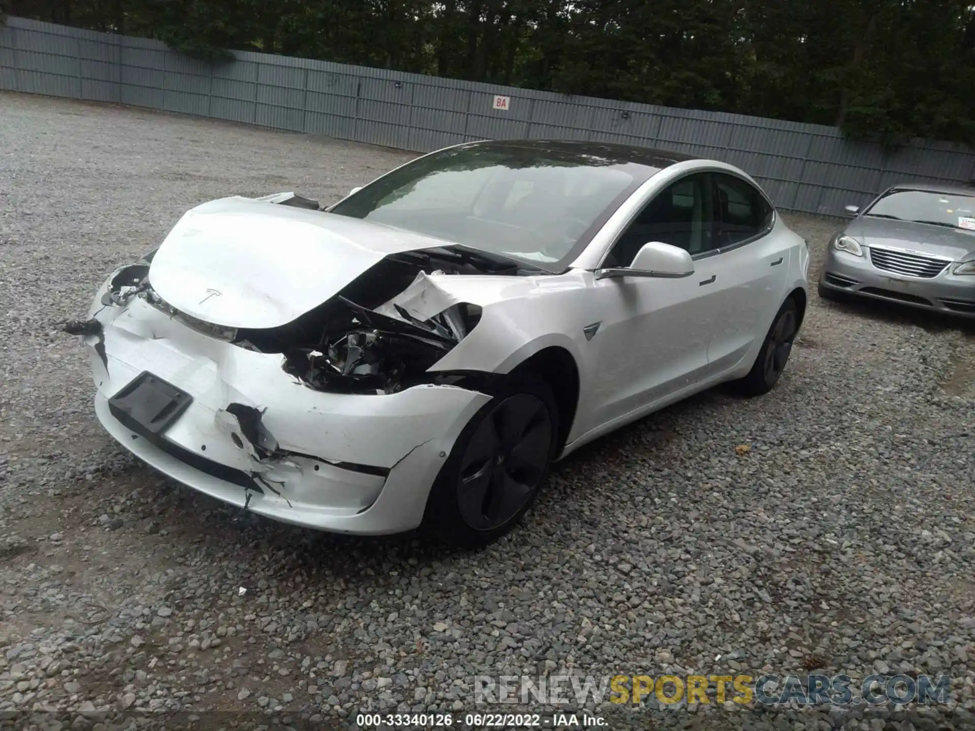 2 Photograph of a damaged car 5YJ3E1EA4LF659520 TESLA MODEL 3 2020