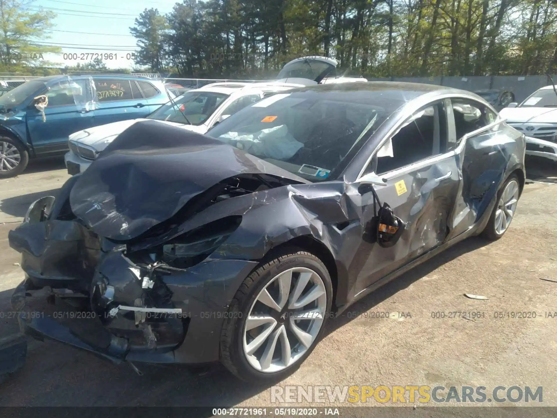 6 Photograph of a damaged car 5YJ3E1EA4LF661106 TESLA MODEL 3 2020