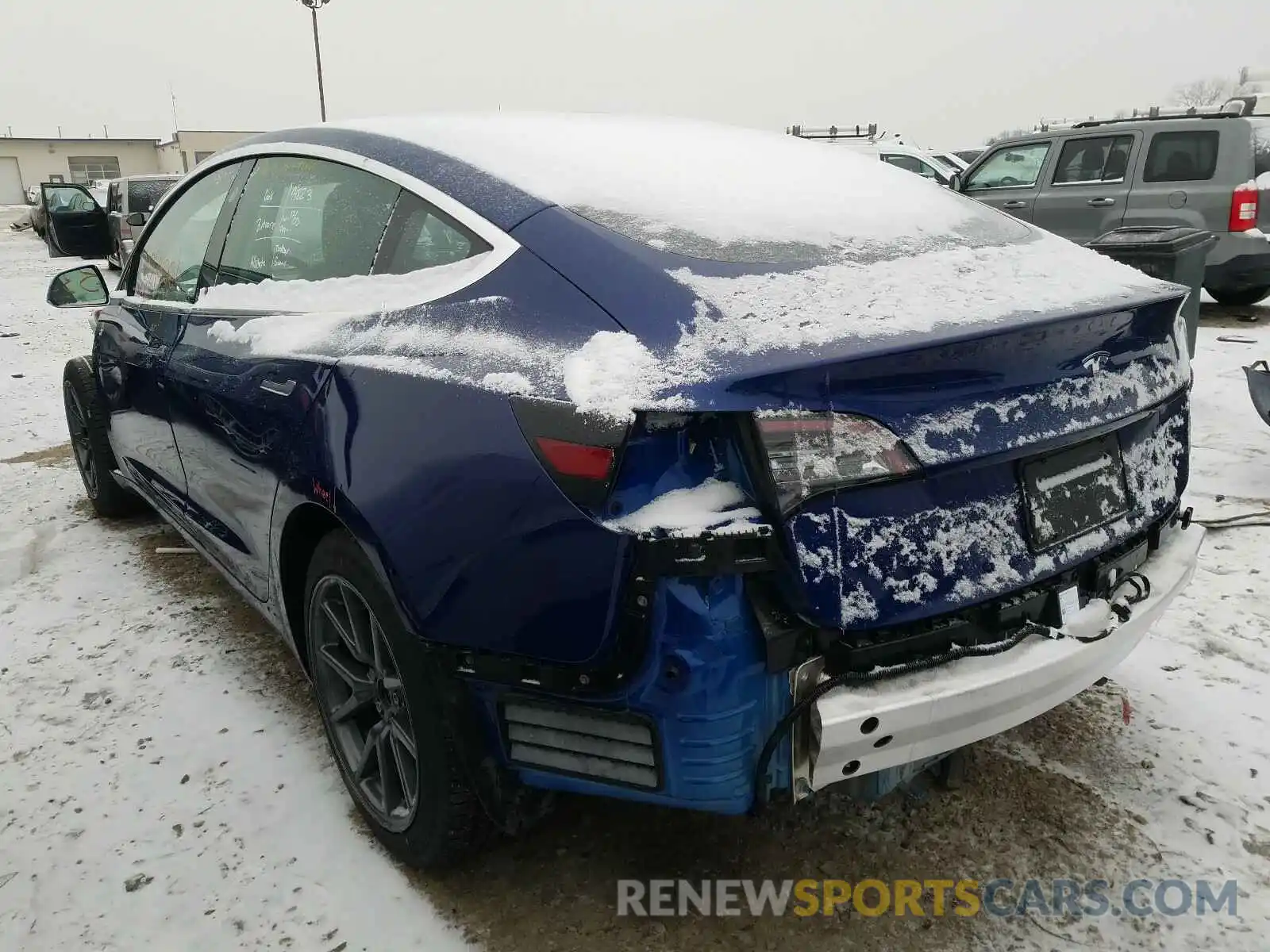 3 Photograph of a damaged car 5YJ3E1EA4LF706013 TESLA MODEL 3 2020