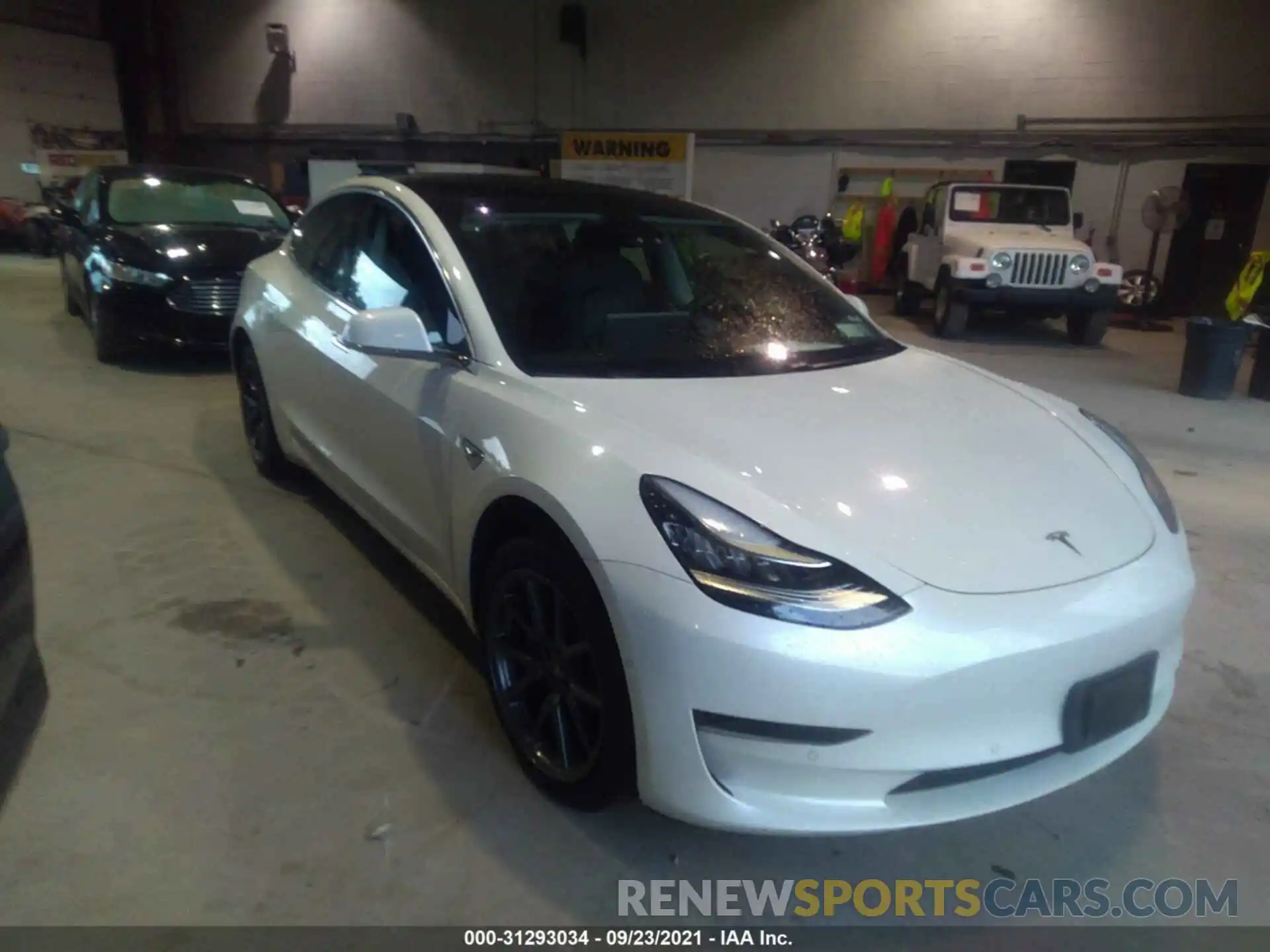 1 Photograph of a damaged car 5YJ3E1EA4LF706349 TESLA MODEL 3 2020