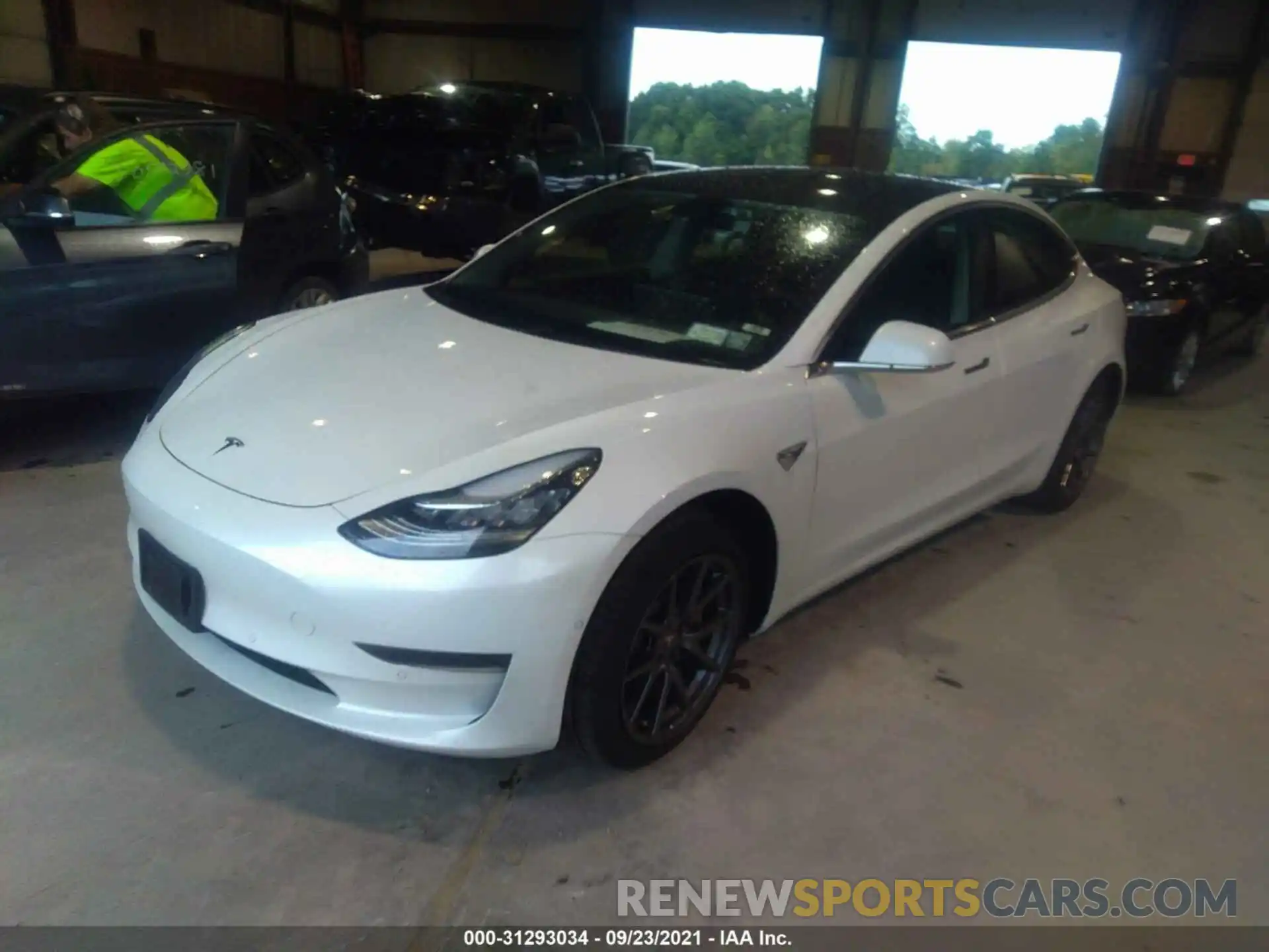 2 Photograph of a damaged car 5YJ3E1EA4LF706349 TESLA MODEL 3 2020