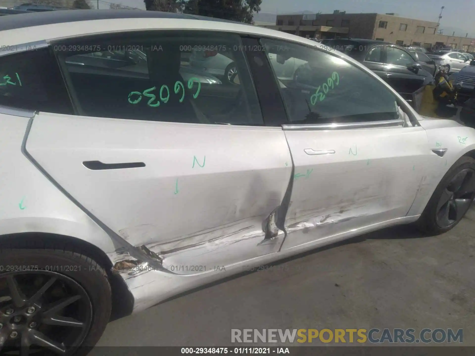 6 Photograph of a damaged car 5YJ3E1EA4LF706741 TESLA MODEL 3 2020