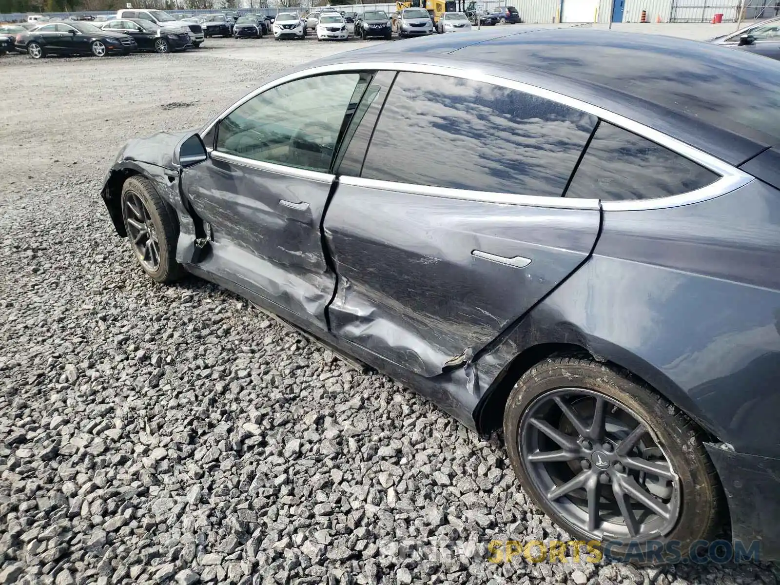 9 Photograph of a damaged car 5YJ3E1EA4LF734183 TESLA MODEL 3 2020