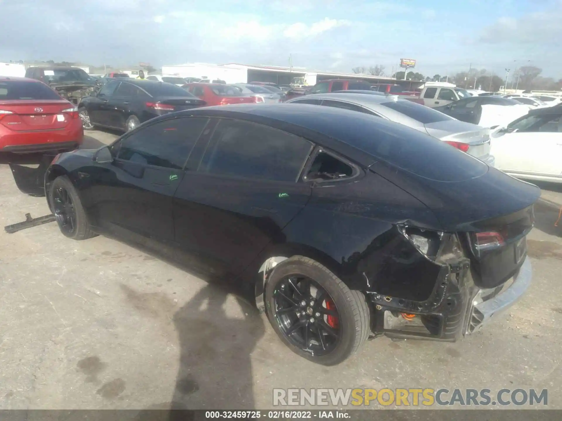 3 Photograph of a damaged car 5YJ3E1EA4LF736600 TESLA MODEL 3 2020