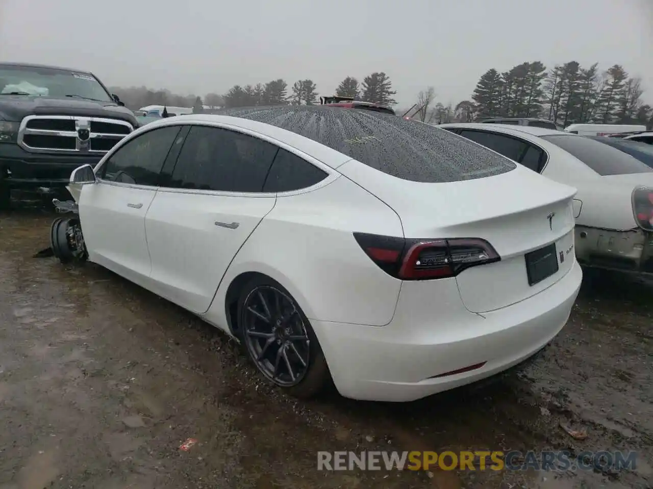 3 Photograph of a damaged car 5YJ3E1EA4LF737018 TESLA MODEL 3 2020