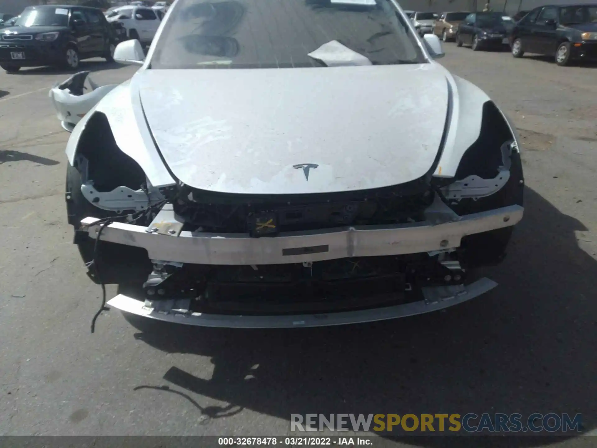 6 Photograph of a damaged car 5YJ3E1EA4LF739951 TESLA MODEL 3 2020