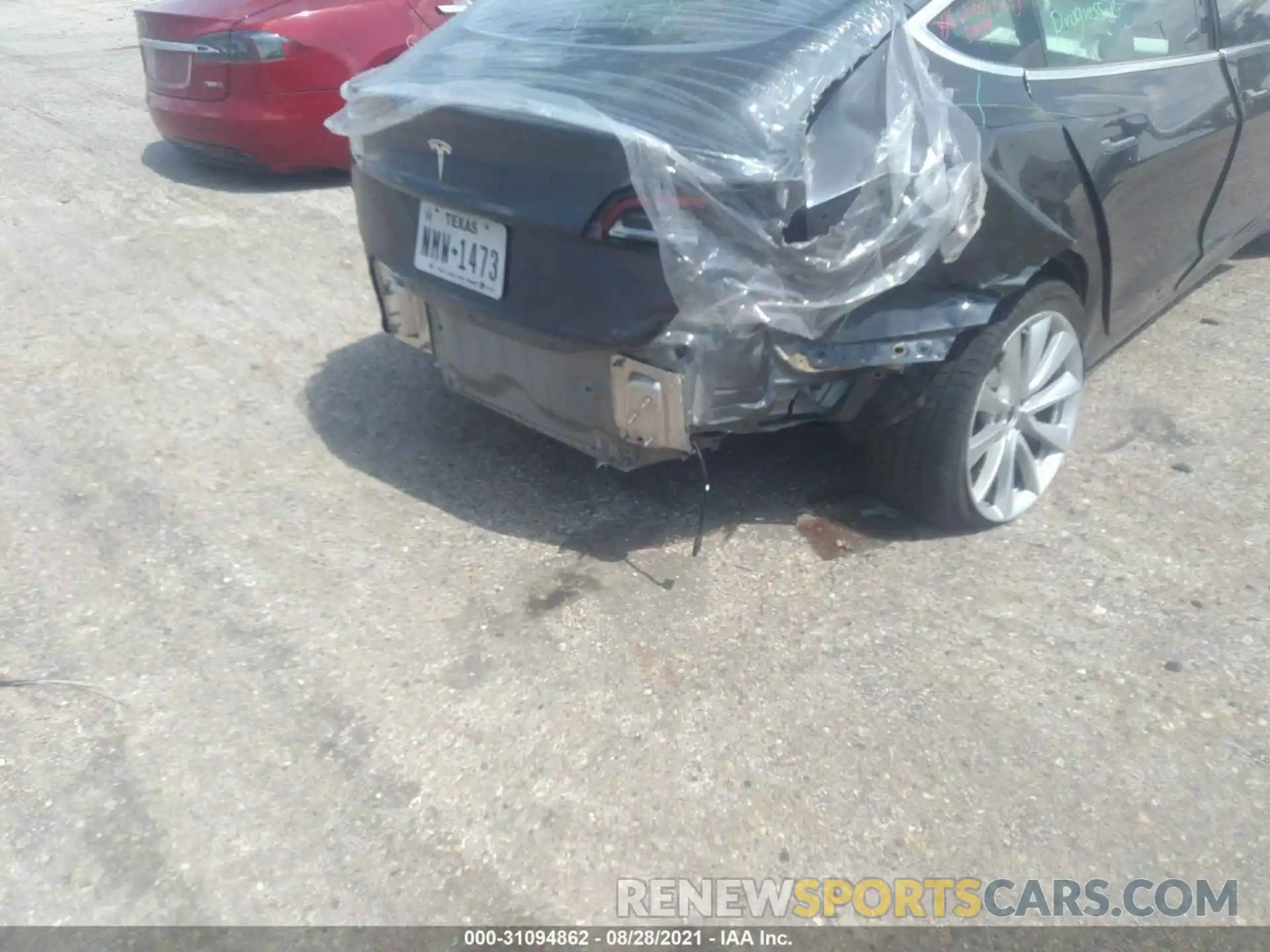 6 Photograph of a damaged car 5YJ3E1EA4LF741201 TESLA MODEL 3 2020