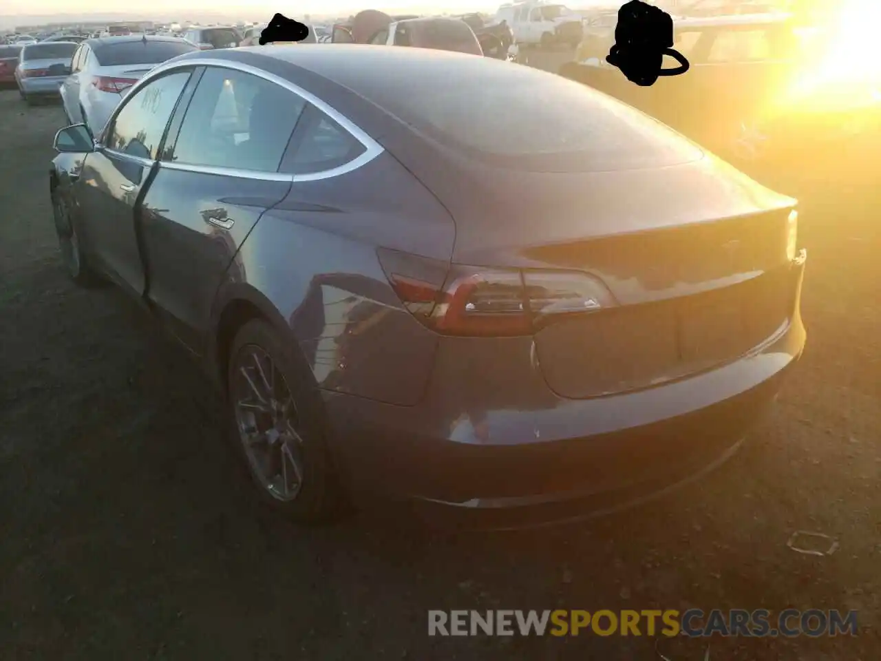 3 Photograph of a damaged car 5YJ3E1EA4LF743420 TESLA MODEL 3 2020