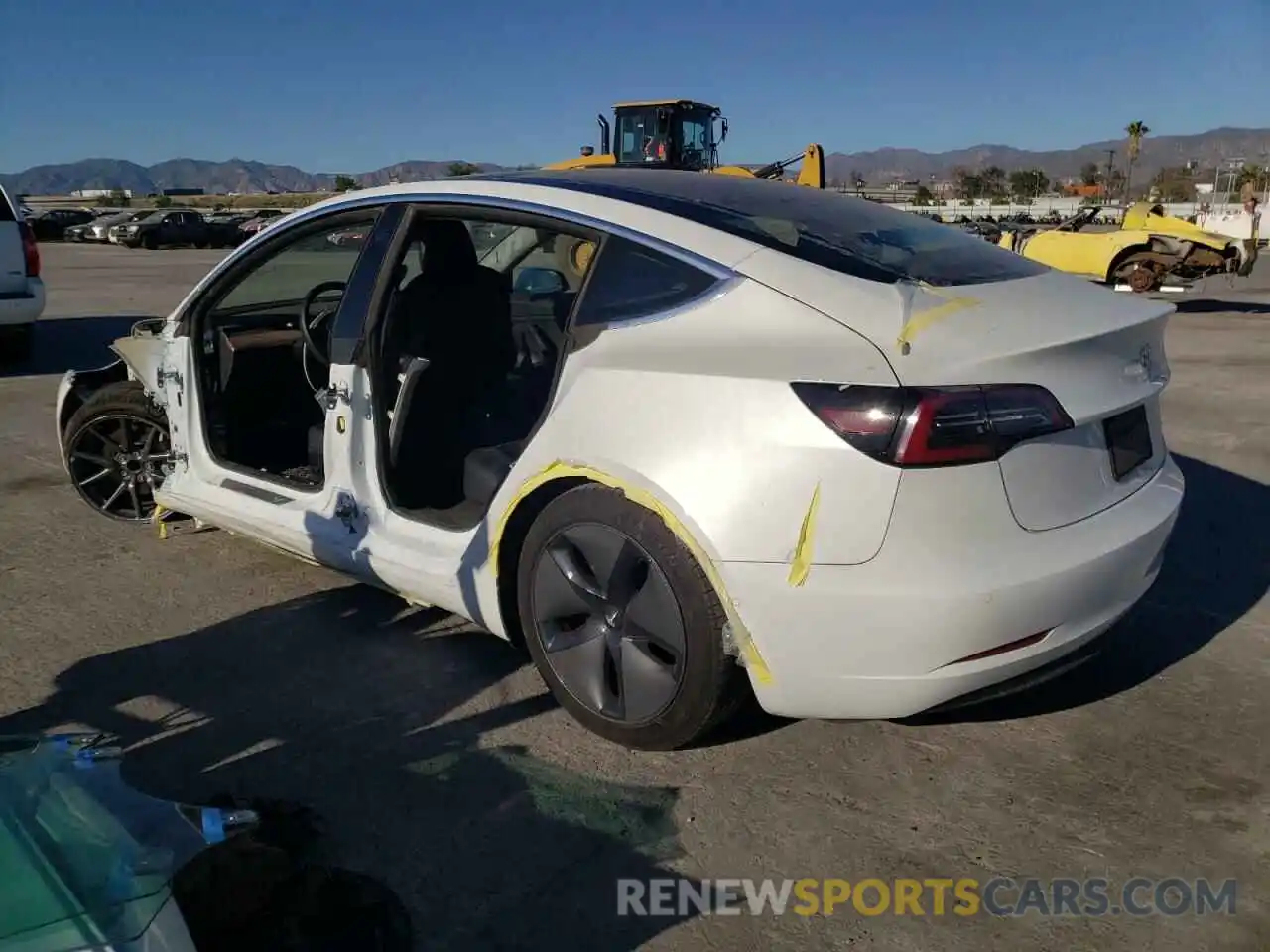 3 Photograph of a damaged car 5YJ3E1EA4LF745006 TESLA MODEL 3 2020