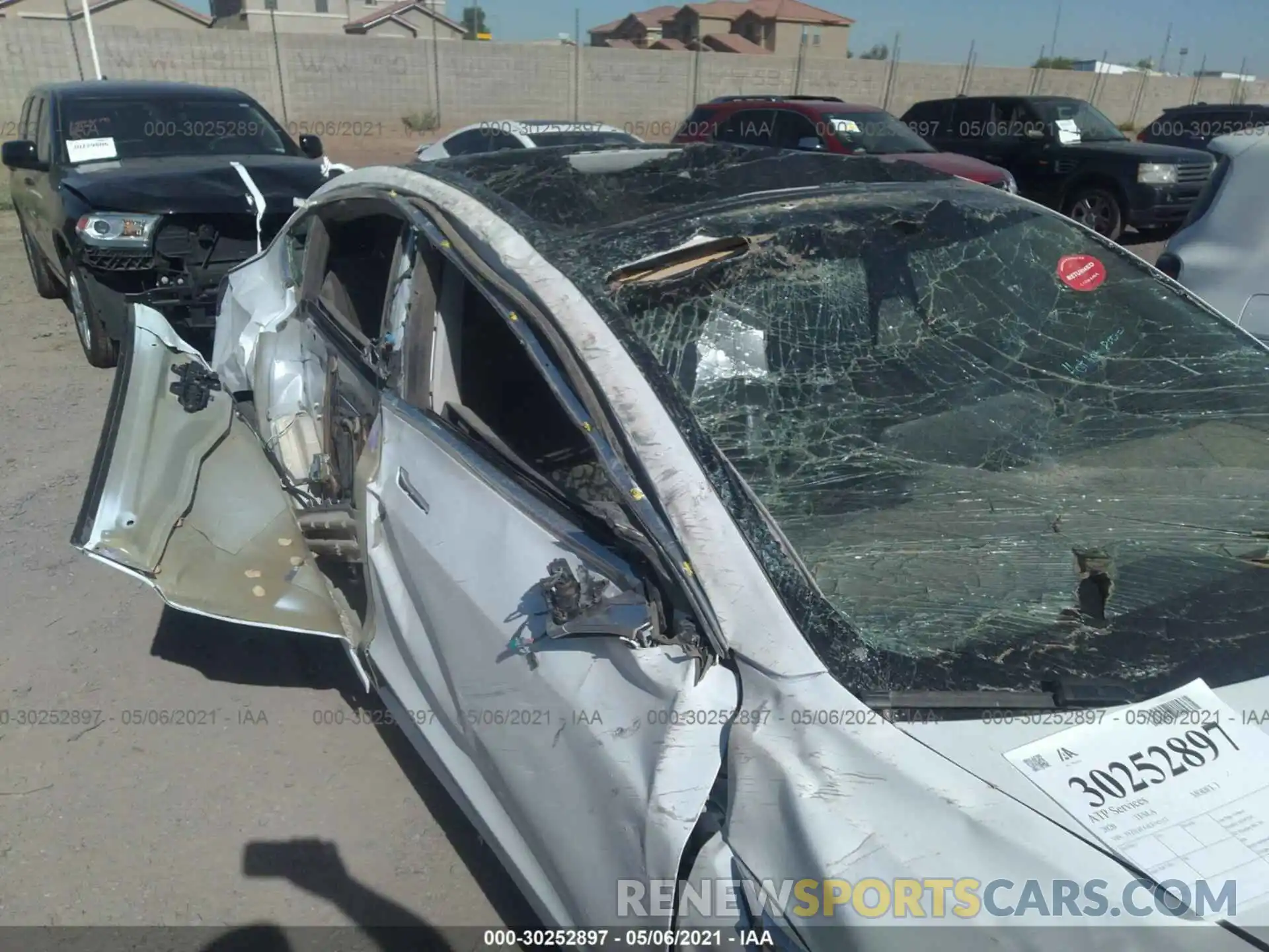 6 Photograph of a damaged car 5YJ3E1EA4LF745152 TESLA MODEL 3 2020