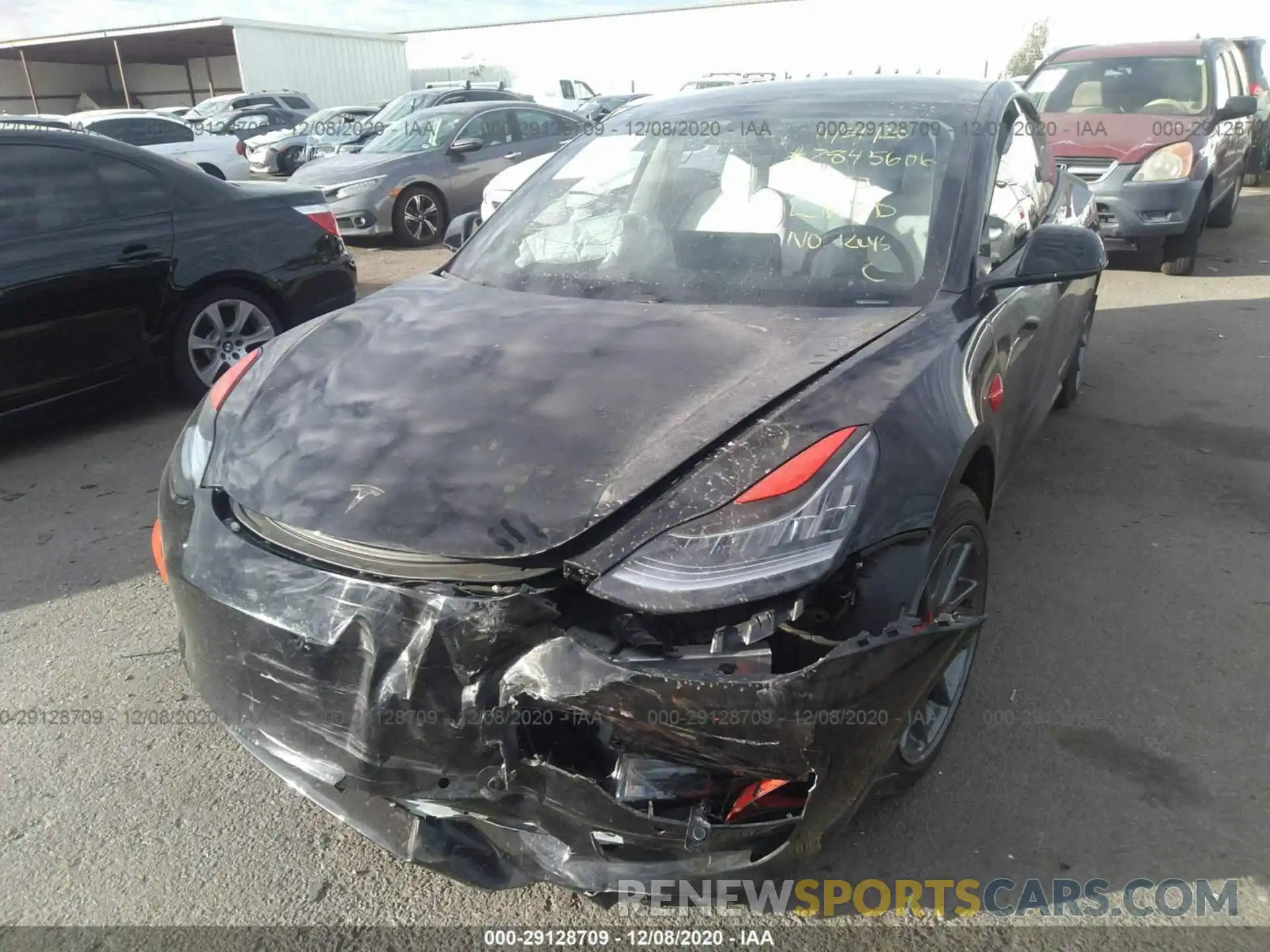 6 Photograph of a damaged car 5YJ3E1EA4LF745975 TESLA MODEL 3 2020