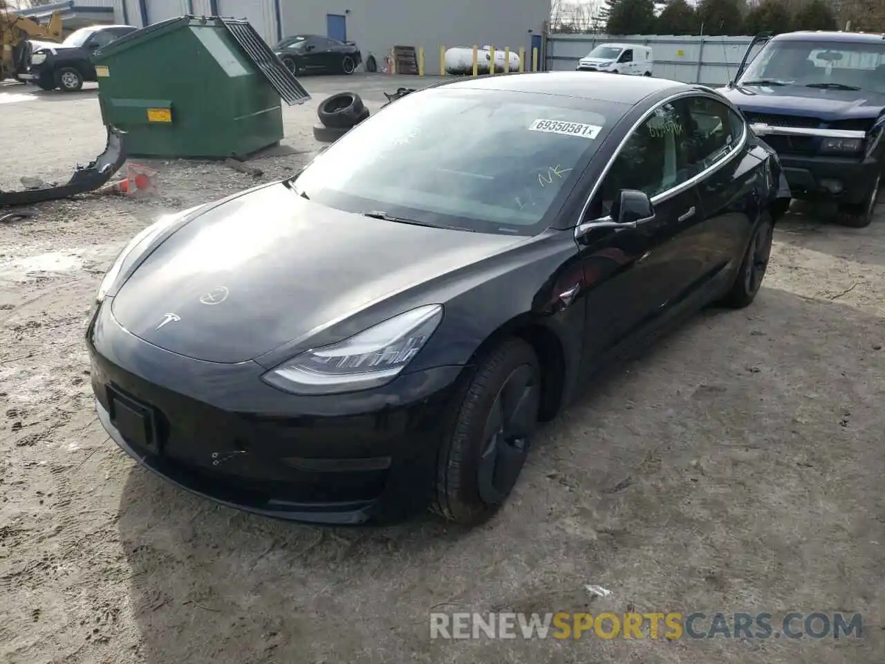 2 Фотография поврежденного автомобиля 5YJ3E1EA4LF783464 TESLA MODEL 3 2020