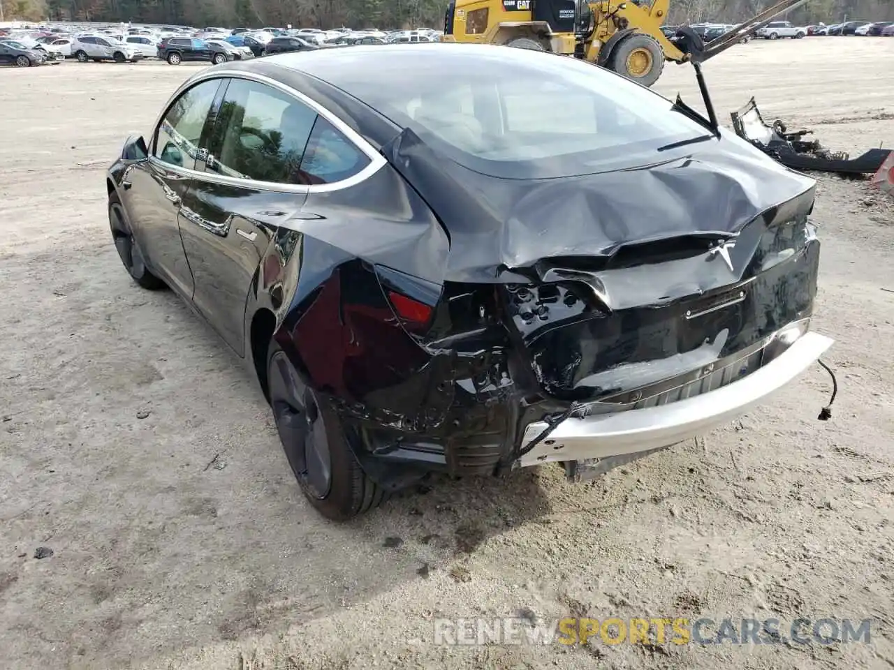 3 Photograph of a damaged car 5YJ3E1EA4LF783464 TESLA MODEL 3 2020