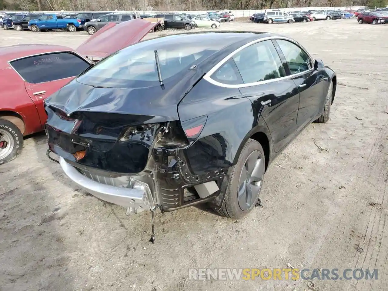 4 Photograph of a damaged car 5YJ3E1EA4LF783464 TESLA MODEL 3 2020