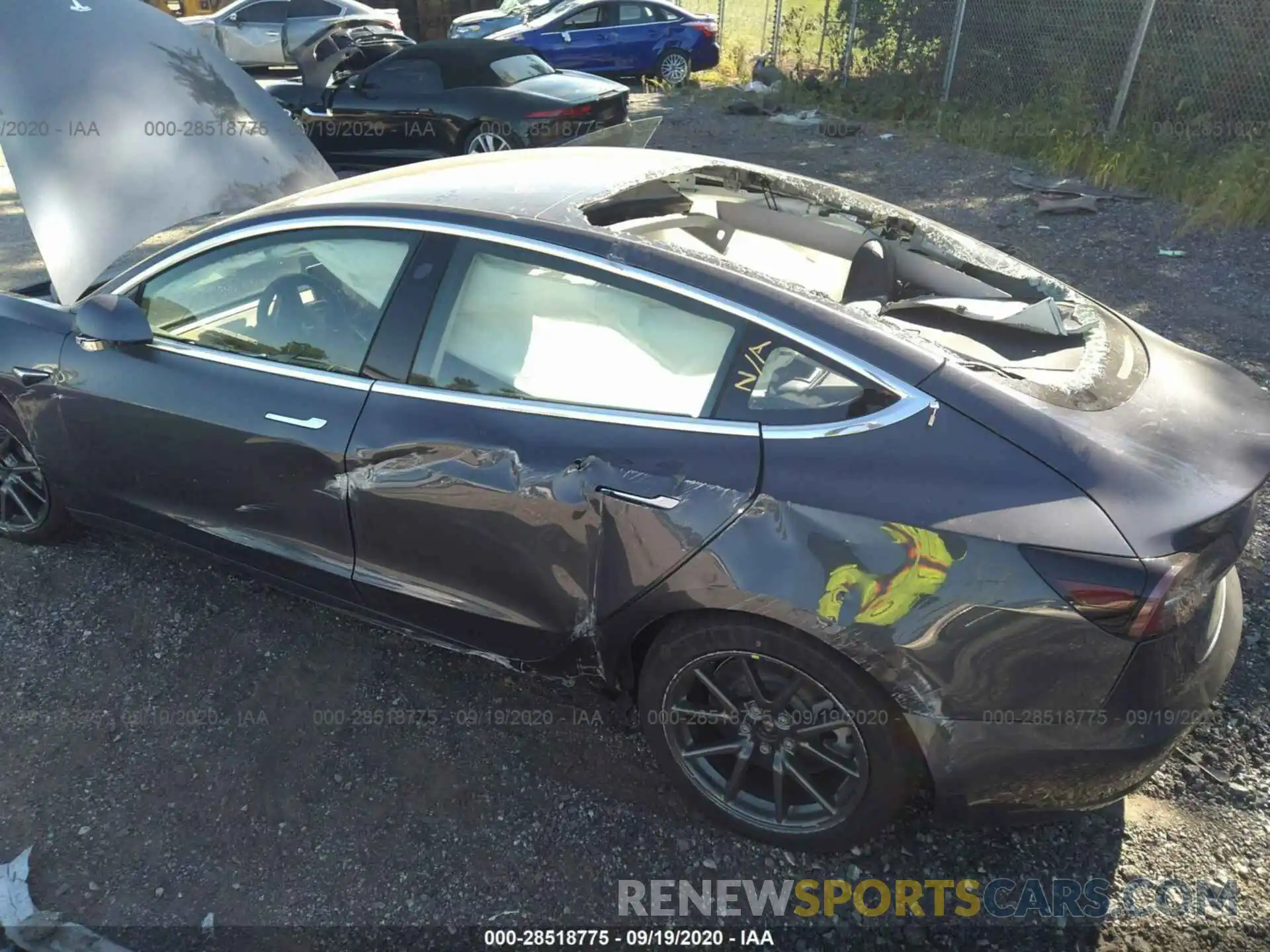 6 Photograph of a damaged car 5YJ3E1EA4LF783514 TESLA MODEL 3 2020