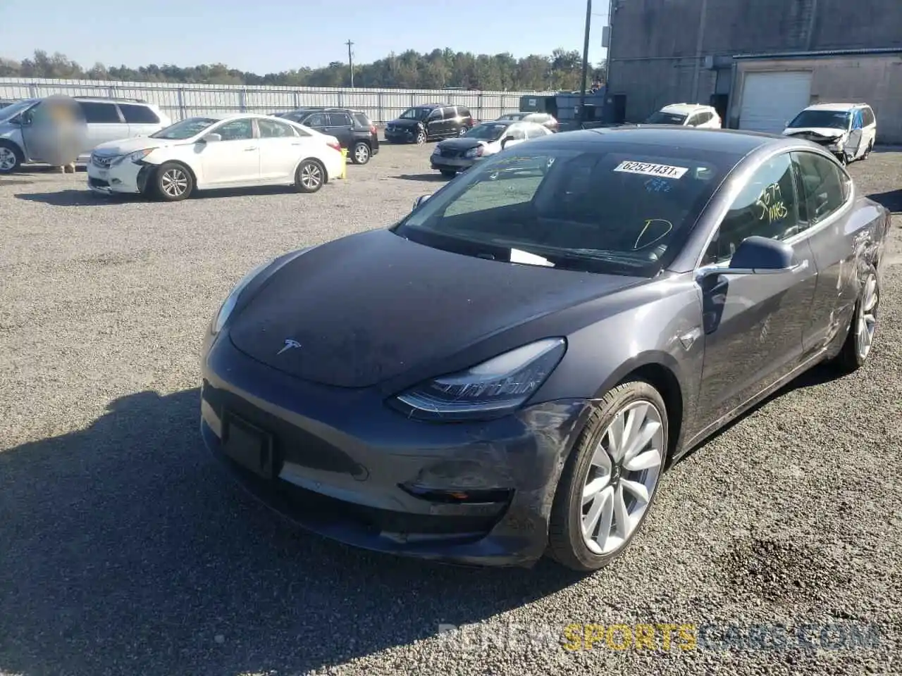 2 Фотография поврежденного автомобиля 5YJ3E1EA4LF783786 TESLA MODEL 3 2020