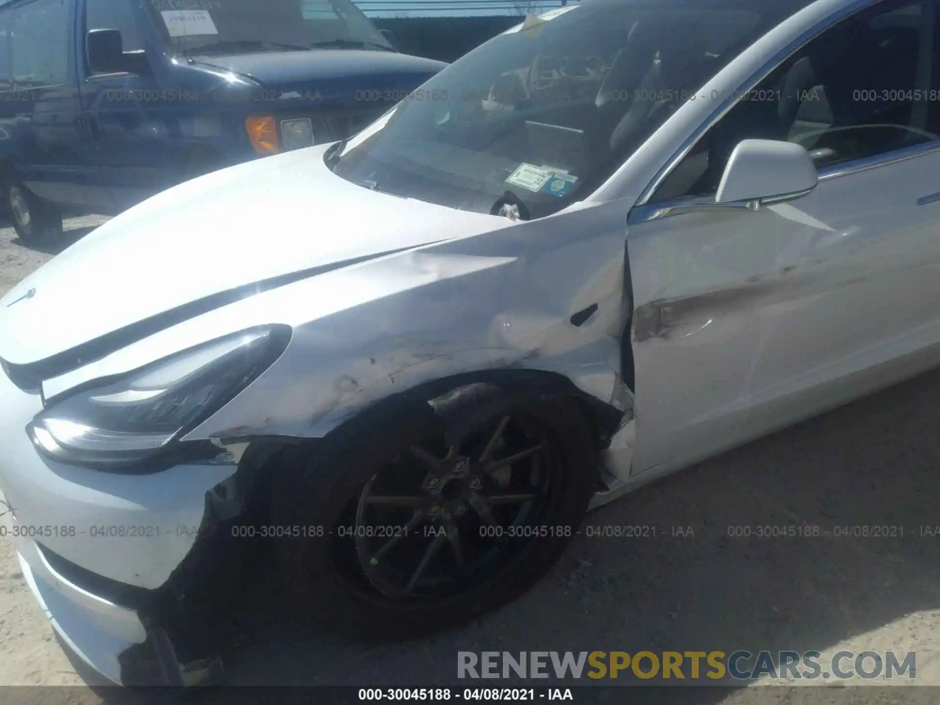 6 Photograph of a damaged car 5YJ3E1EA4LF785280 TESLA MODEL 3 2020