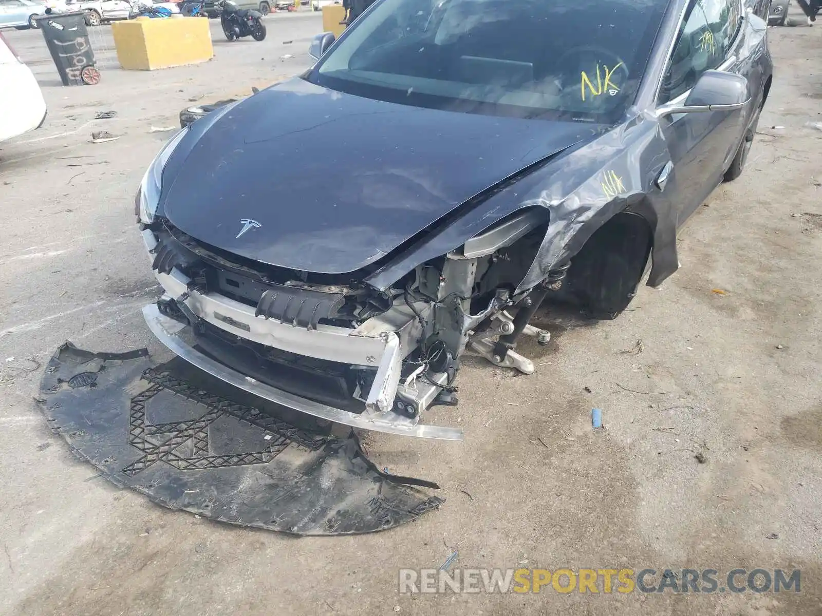 9 Photograph of a damaged car 5YJ3E1EA4LF792214 TESLA MODEL 3 2020