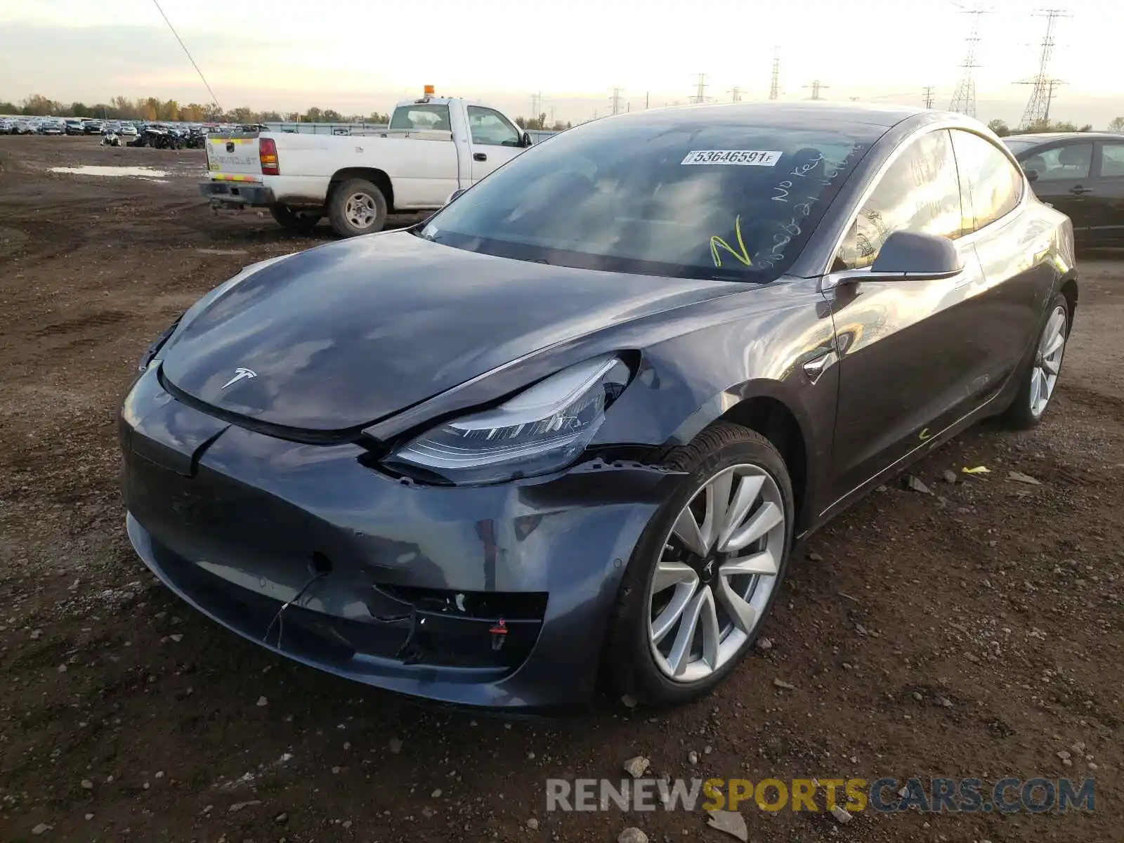 2 Фотография поврежденного автомобиля 5YJ3E1EA4LF792956 TESLA MODEL 3 2020