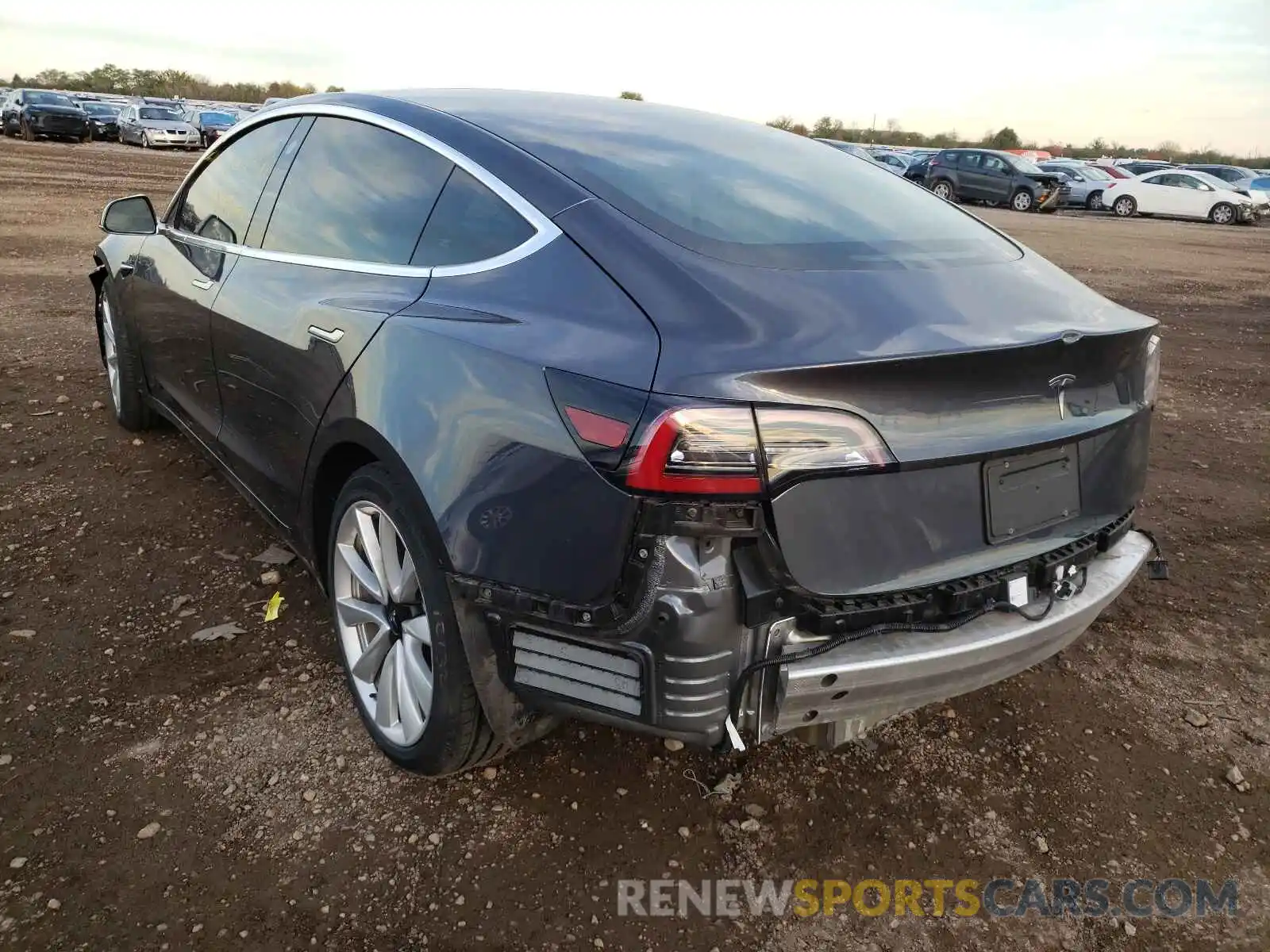 3 Photograph of a damaged car 5YJ3E1EA4LF792956 TESLA MODEL 3 2020