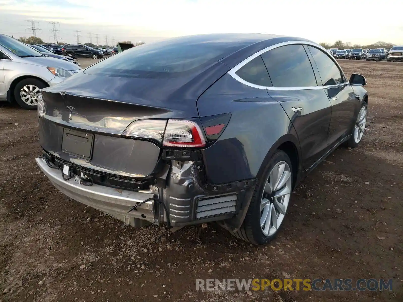 4 Фотография поврежденного автомобиля 5YJ3E1EA4LF792956 TESLA MODEL 3 2020