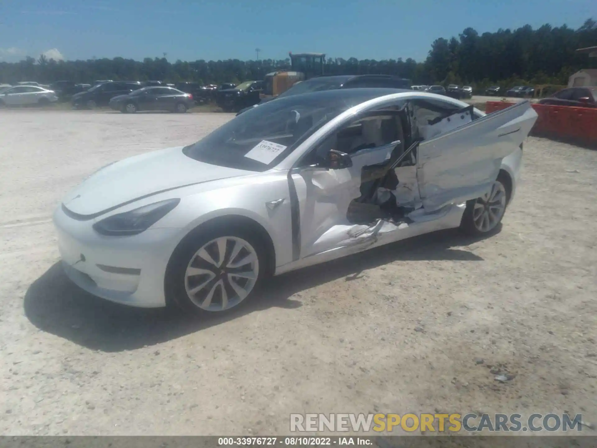 2 Photograph of a damaged car 5YJ3E1EA4LF797980 TESLA MODEL 3 2020