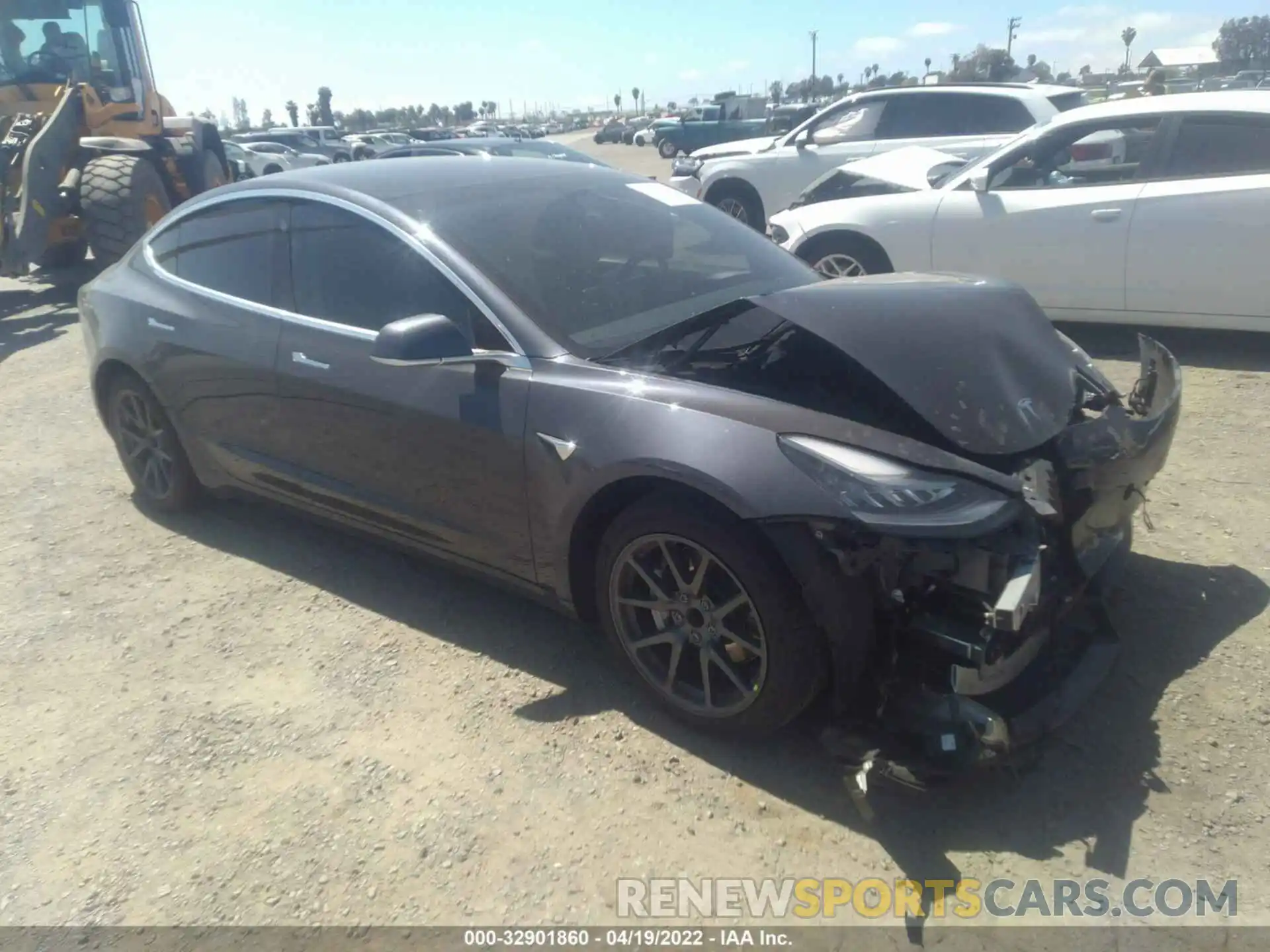 1 Photograph of a damaged car 5YJ3E1EA4LF798983 TESLA MODEL 3 2020