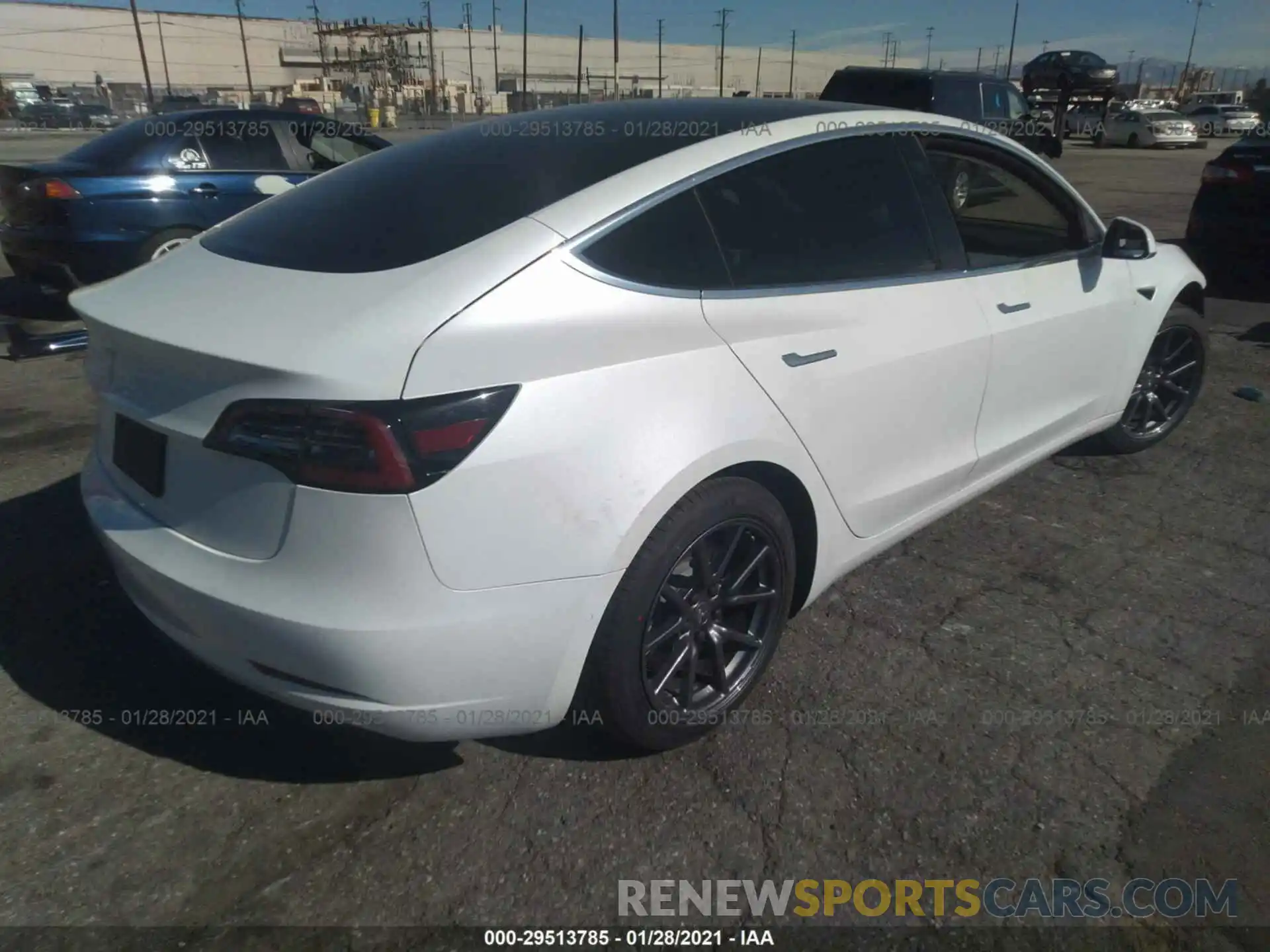 4 Photograph of a damaged car 5YJ3E1EA4LF804989 TESLA MODEL 3 2020