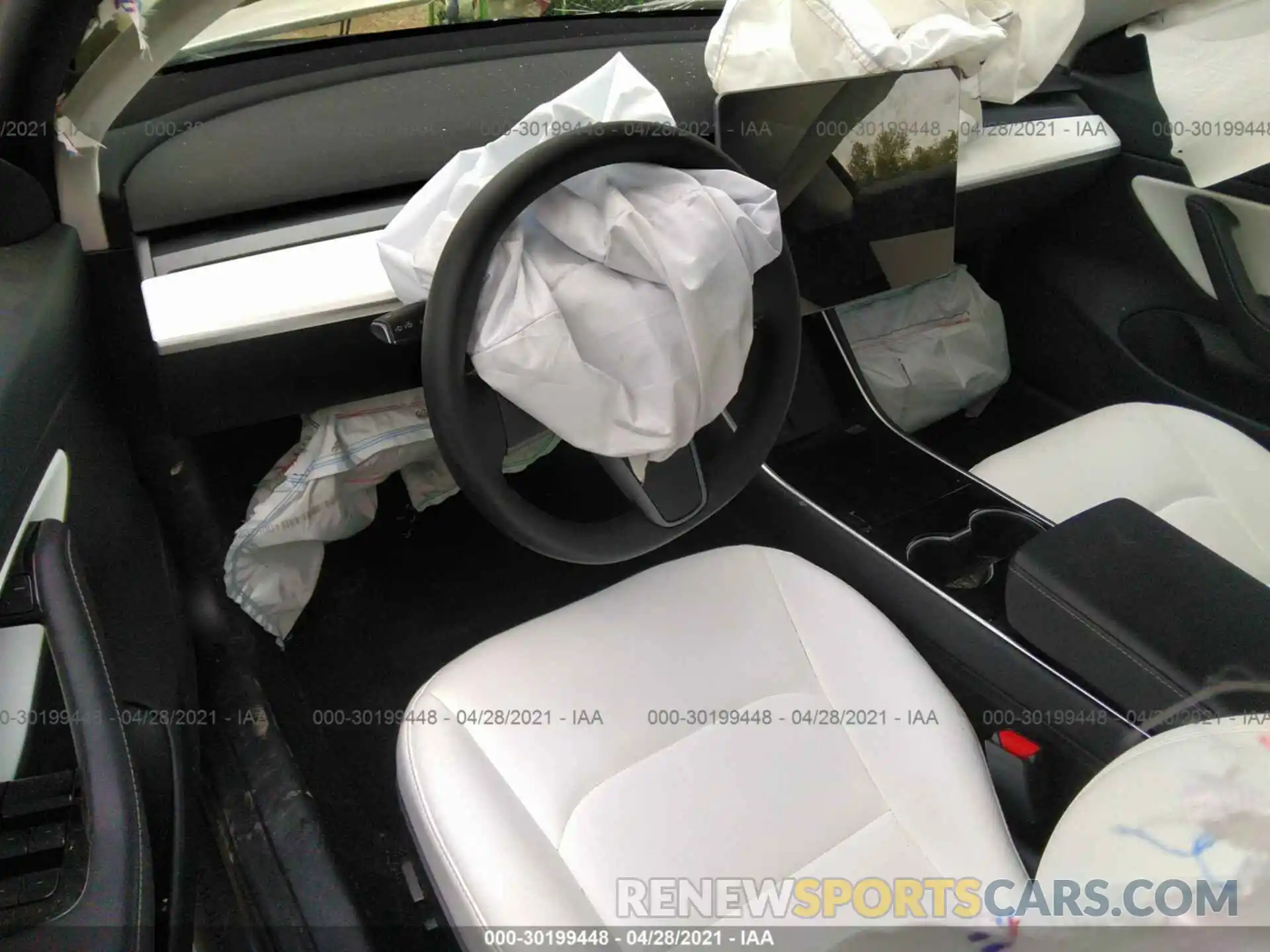 5 Photograph of a damaged car 5YJ3E1EA4LF805074 TESLA MODEL 3 2020