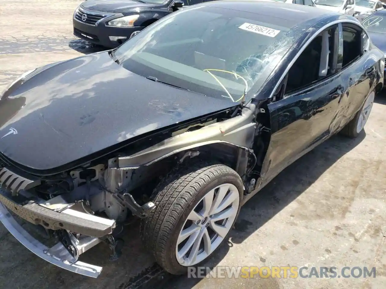 9 Photograph of a damaged car 5YJ3E1EA4LF805995 TESLA MODEL 3 2020