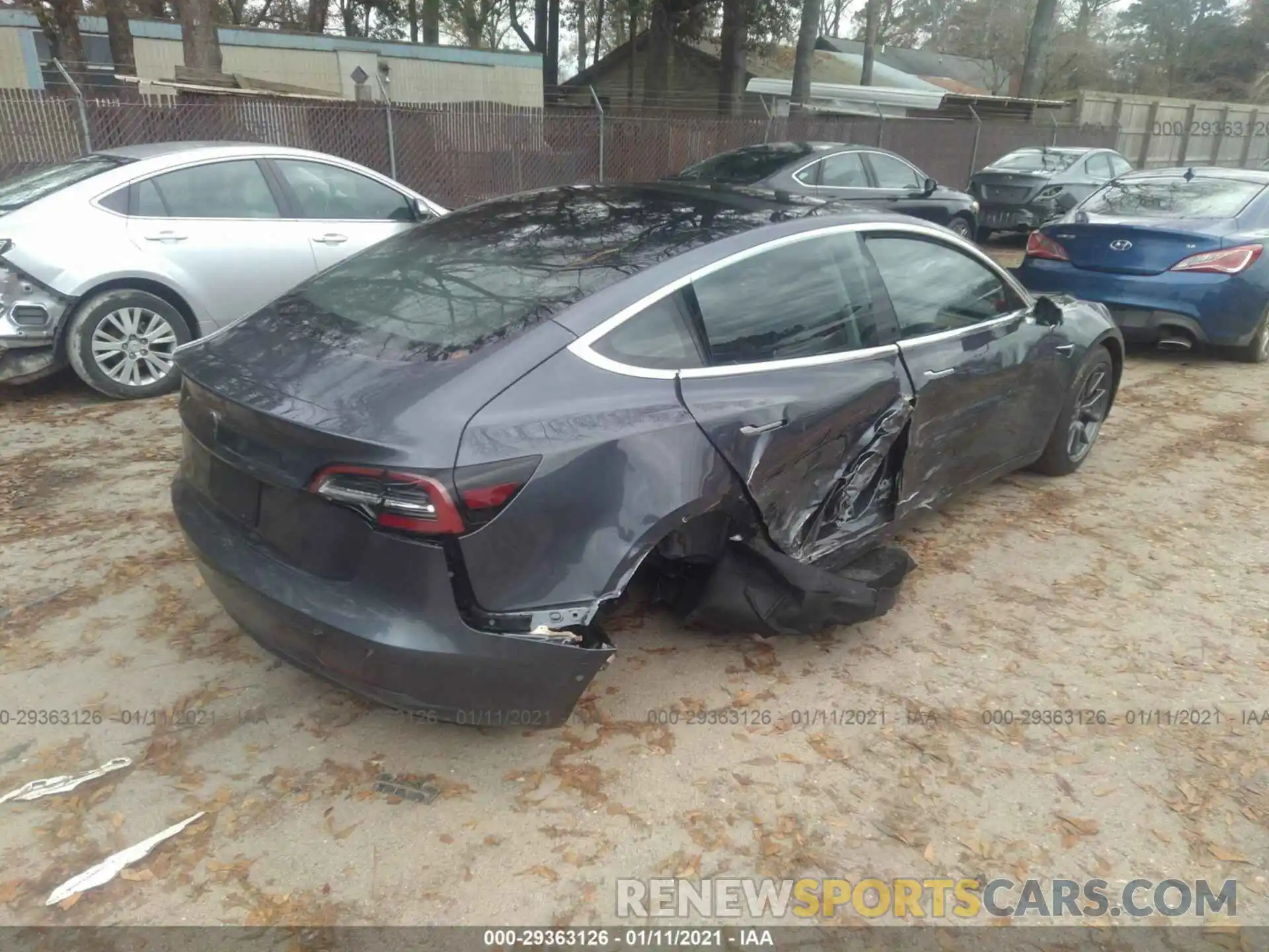 4 Photograph of a damaged car 5YJ3E1EA4LF808444 TESLA MODEL 3 2020