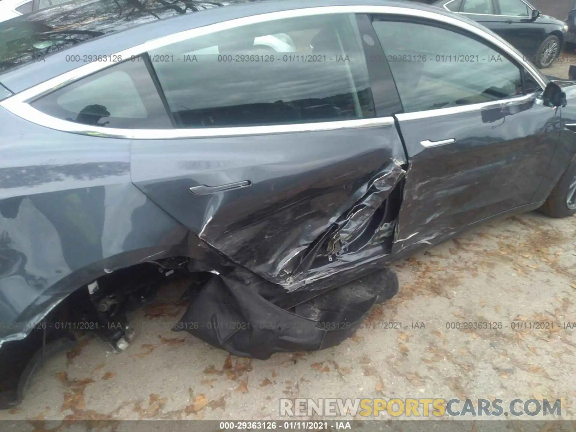 6 Photograph of a damaged car 5YJ3E1EA4LF808444 TESLA MODEL 3 2020