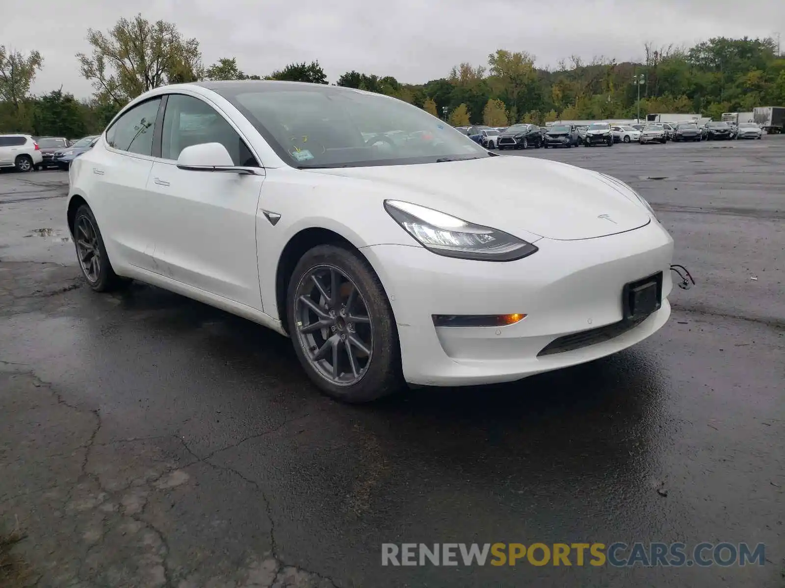 1 Photograph of a damaged car 5YJ3E1EA5LF590689 TESLA MODEL 3 2020