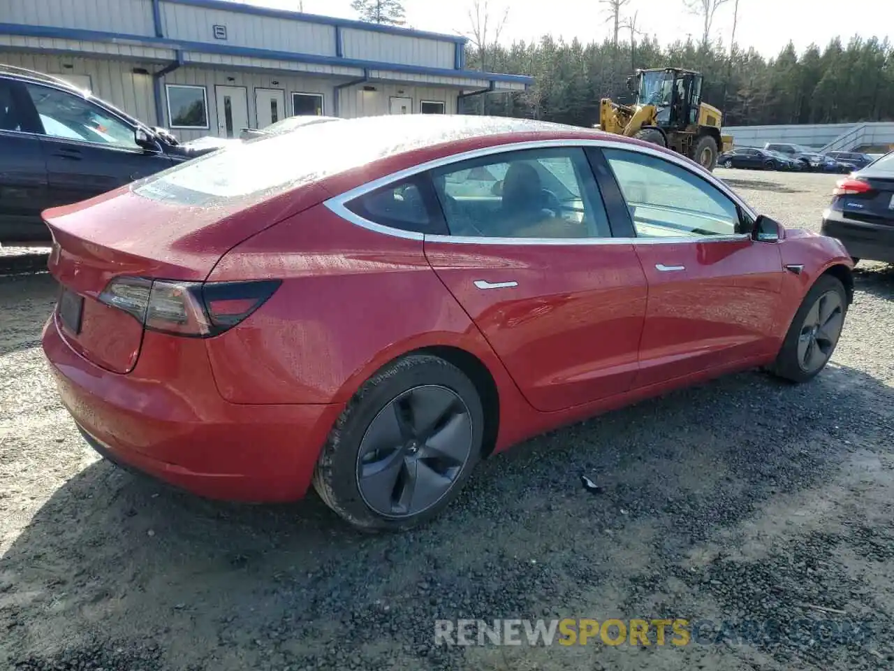 3 Photograph of a damaged car 5YJ3E1EA5LF606521 TESLA MODEL 3 2020