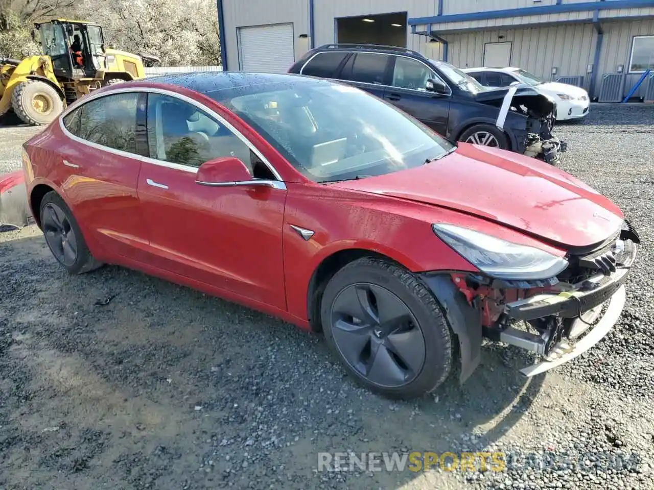 4 Photograph of a damaged car 5YJ3E1EA5LF606521 TESLA MODEL 3 2020