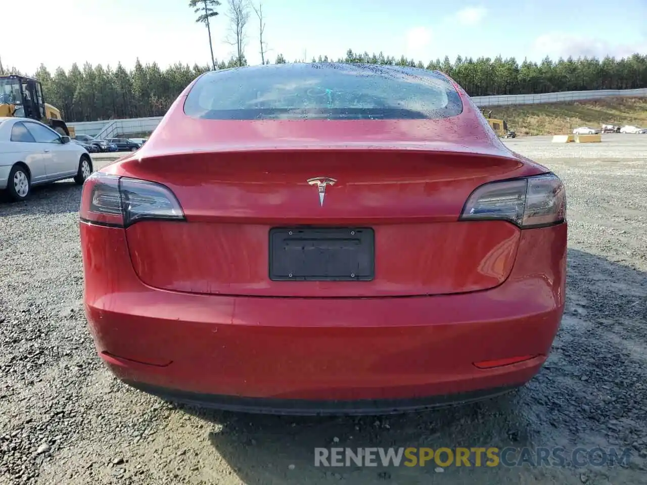 6 Photograph of a damaged car 5YJ3E1EA5LF606521 TESLA MODEL 3 2020