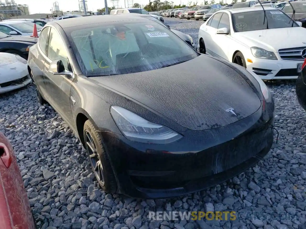 1 Photograph of a damaged car 5YJ3E1EA5LF606714 TESLA MODEL 3 2020