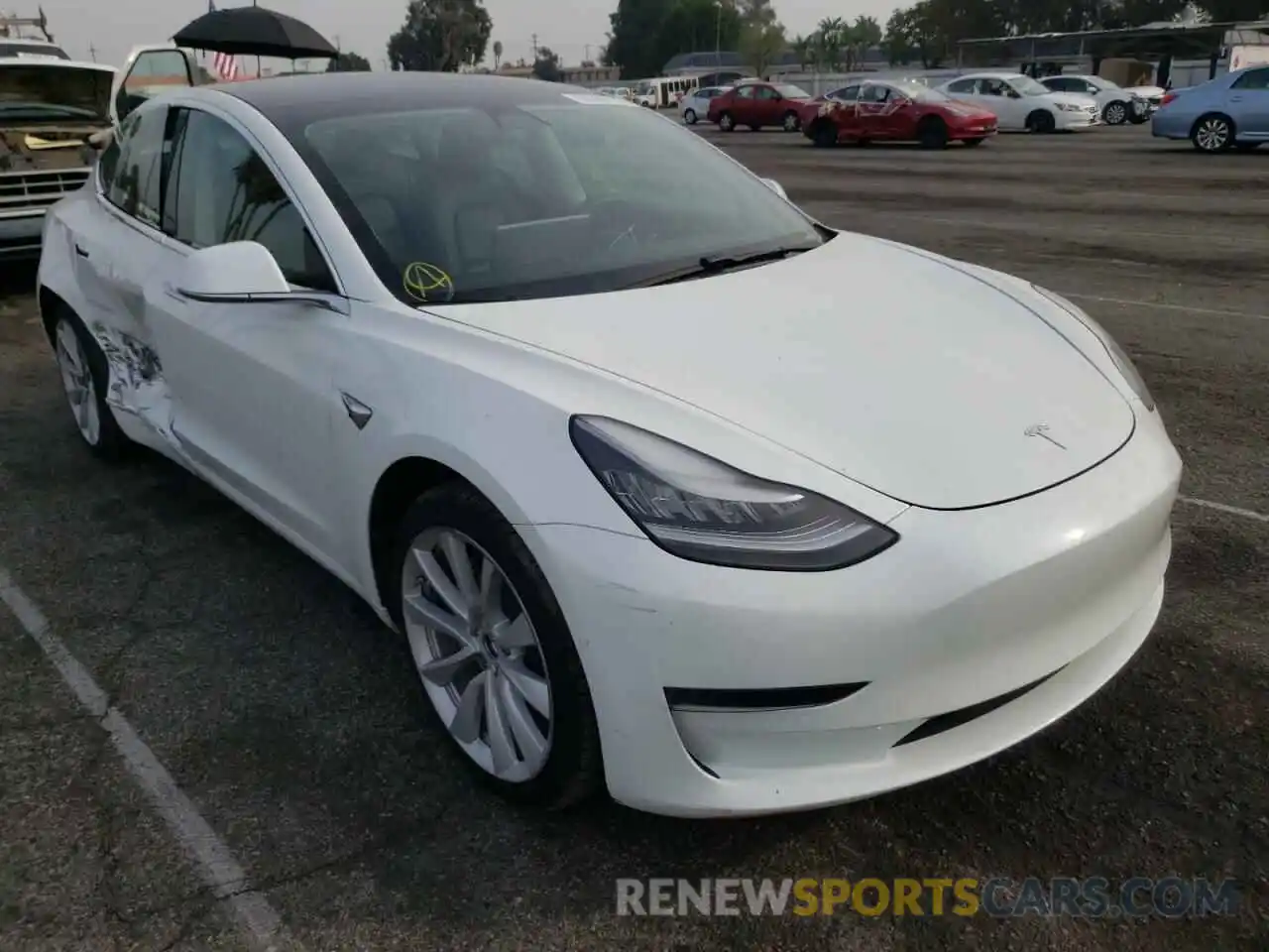 1 Фотография поврежденного автомобиля 5YJ3E1EA5LF614294 TESLA MODEL 3 2020