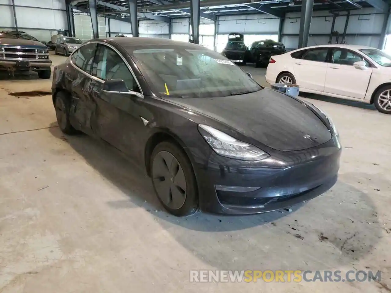 1 Photograph of a damaged car 5YJ3E1EA5LF630026 TESLA MODEL 3 2020