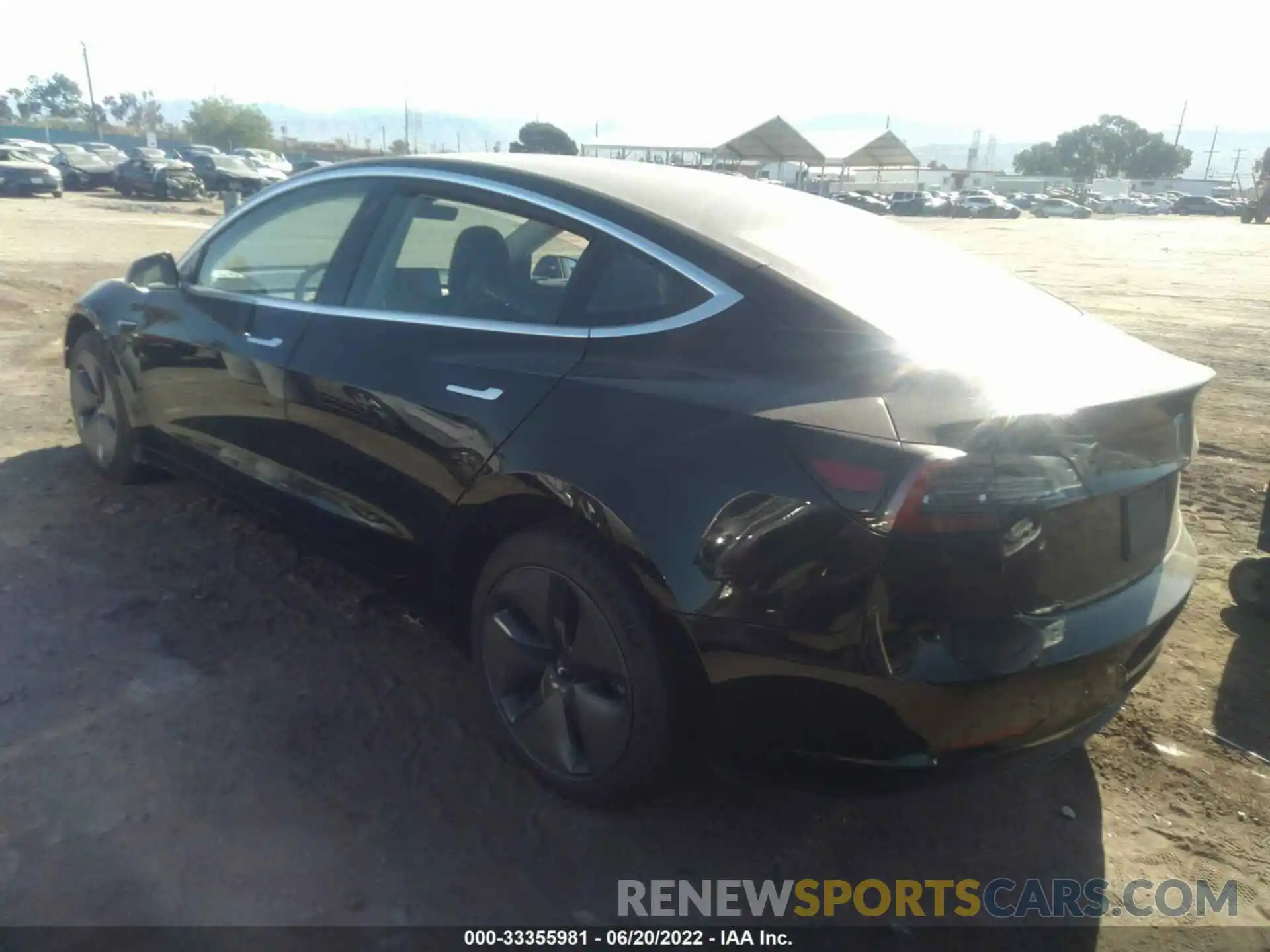 3 Photograph of a damaged car 5YJ3E1EA5LF630186 TESLA MODEL 3 2020