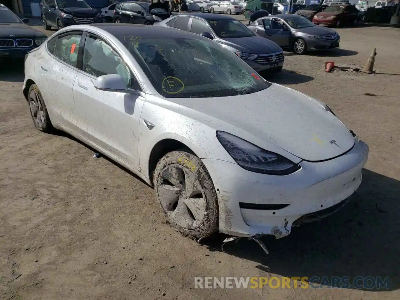 1 Фотография поврежденного автомобиля 5YJ3E1EA5LF631676 TESLA MODEL 3 2020