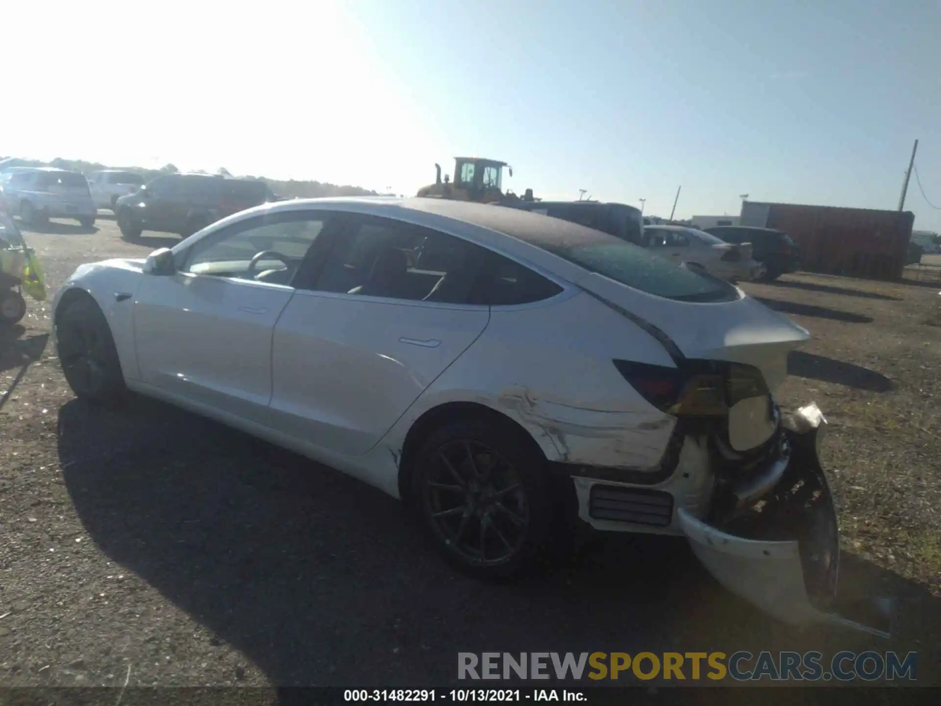 3 Photograph of a damaged car 5YJ3E1EA5LF632925 TESLA MODEL 3 2020