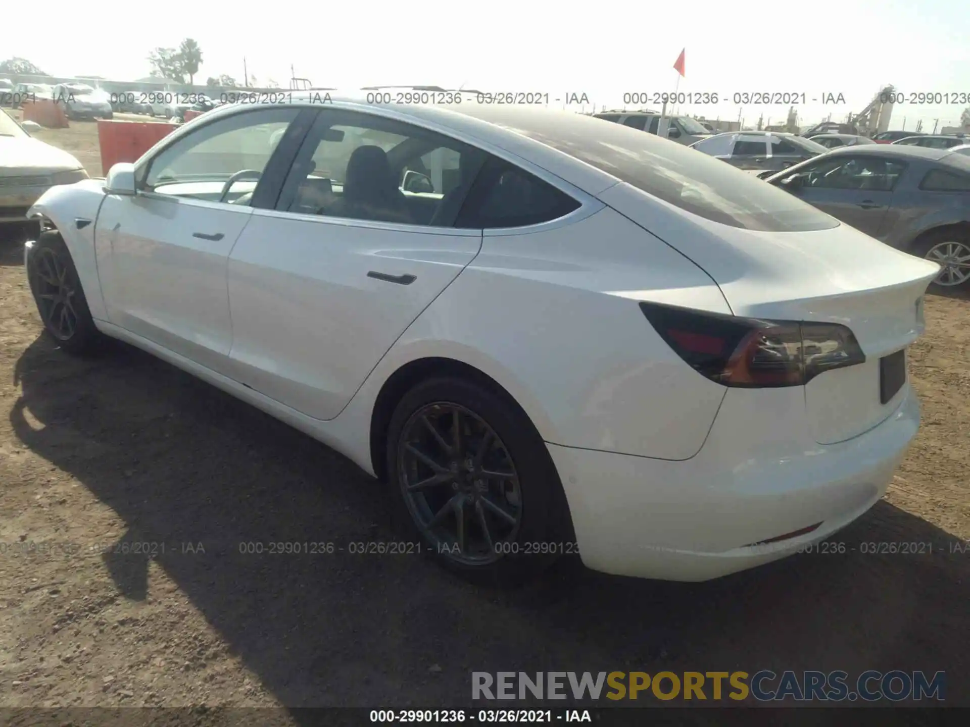 3 Photograph of a damaged car 5YJ3E1EA5LF633119 TESLA MODEL 3 2020