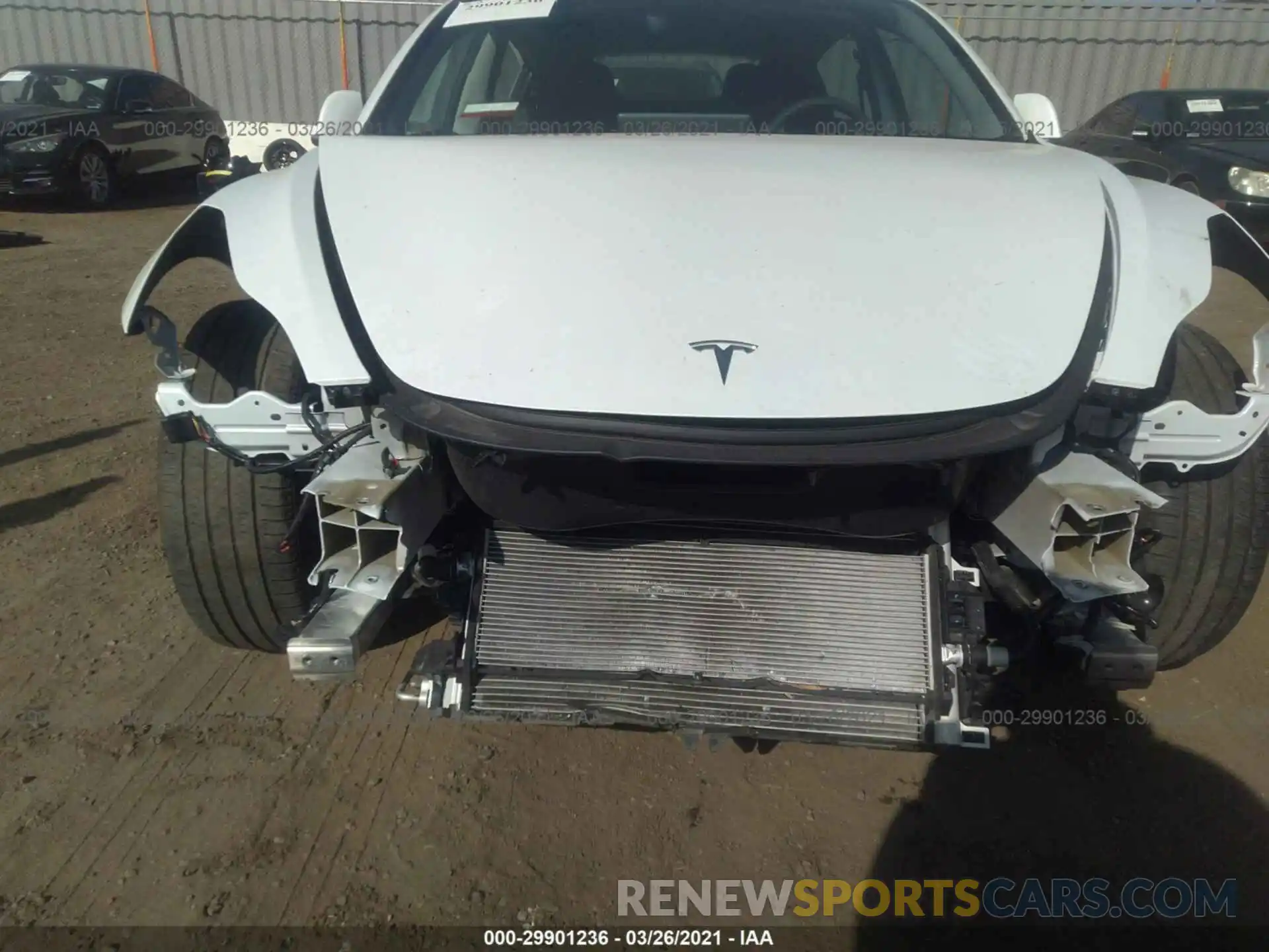 6 Photograph of a damaged car 5YJ3E1EA5LF633119 TESLA MODEL 3 2020