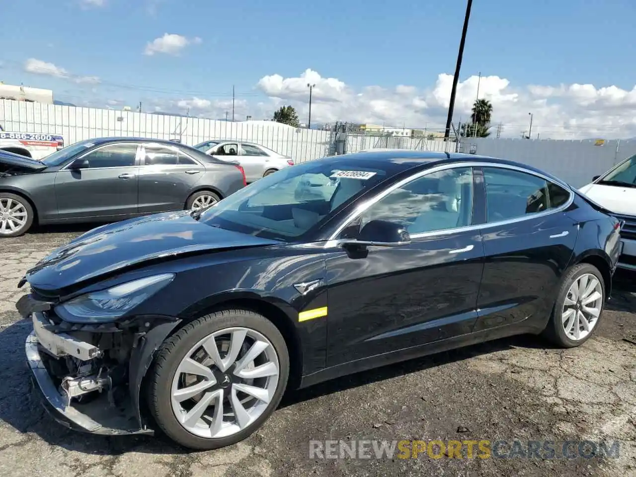 1 Фотография поврежденного автомобиля 5YJ3E1EA5LF649434 TESLA MODEL 3 2020